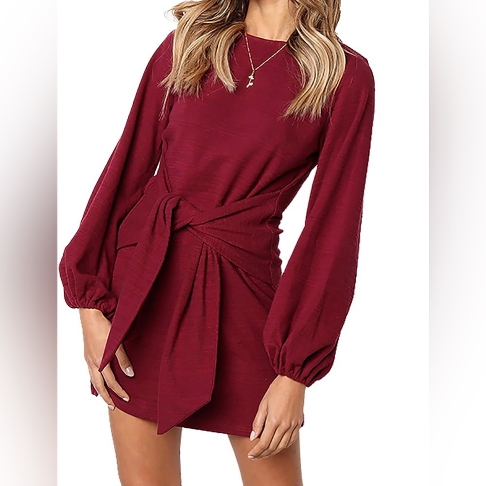 New With Tags ⭐️ Lantern-Sleeve Dress